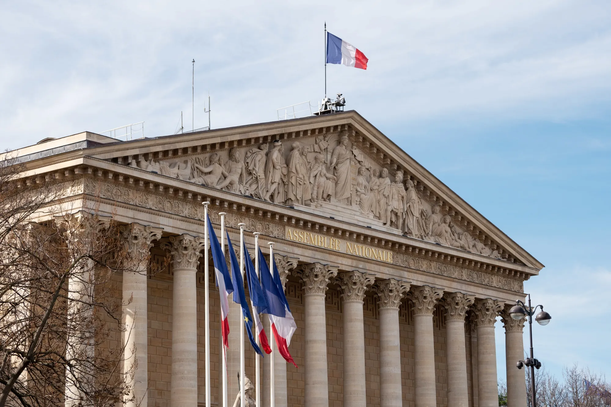 The National Assembly&nbsp;in Paris, France.