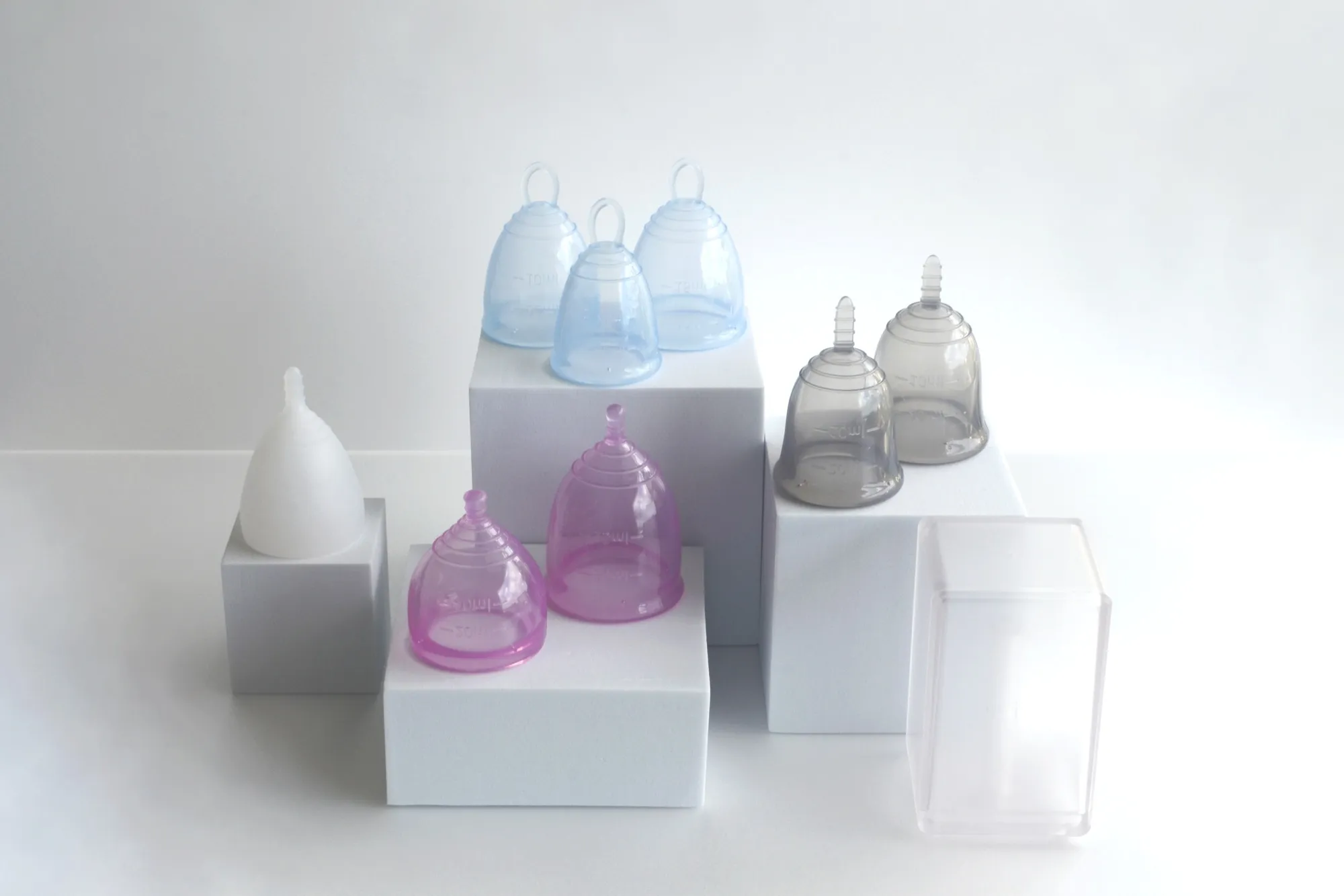 Feminak menstrual cups.