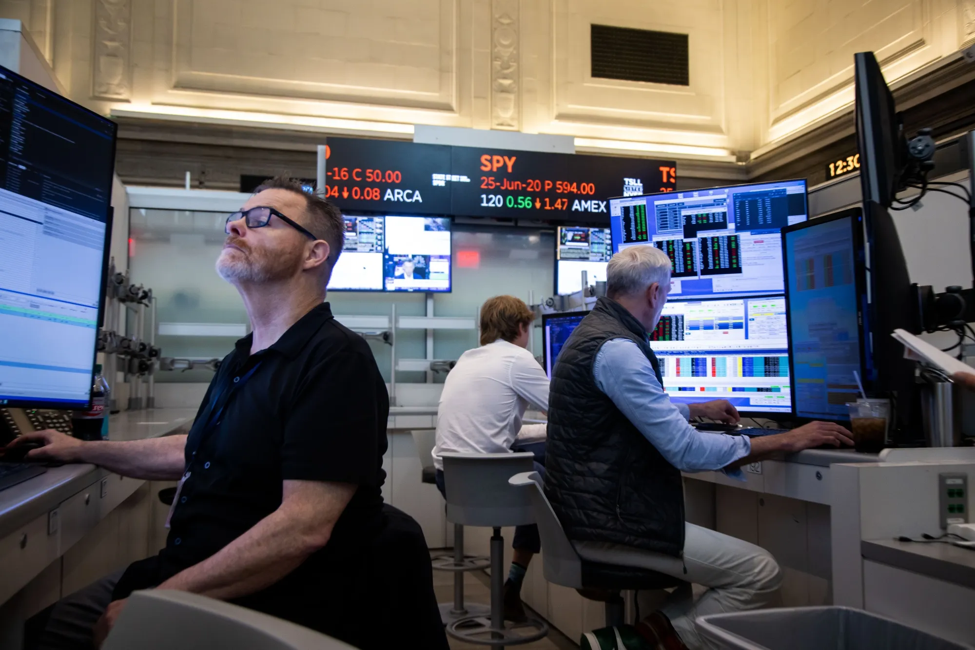 Traders on the floor of the New York Stock Exchange&nbsp;on June 20.&nbsp;