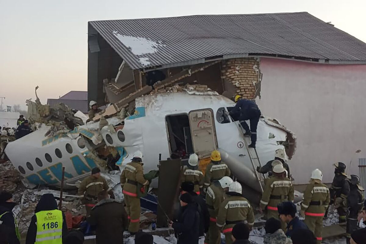 Kazakhstan Grounds Bek Air Planes After Crash Kills At Least 12 - Bloomberg