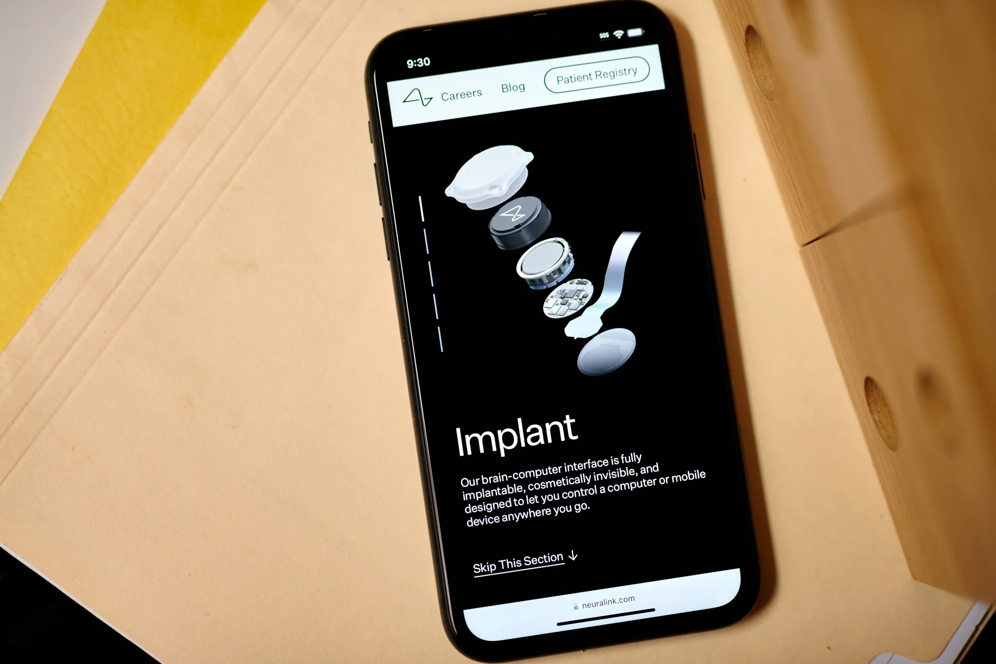 The Neuralink website