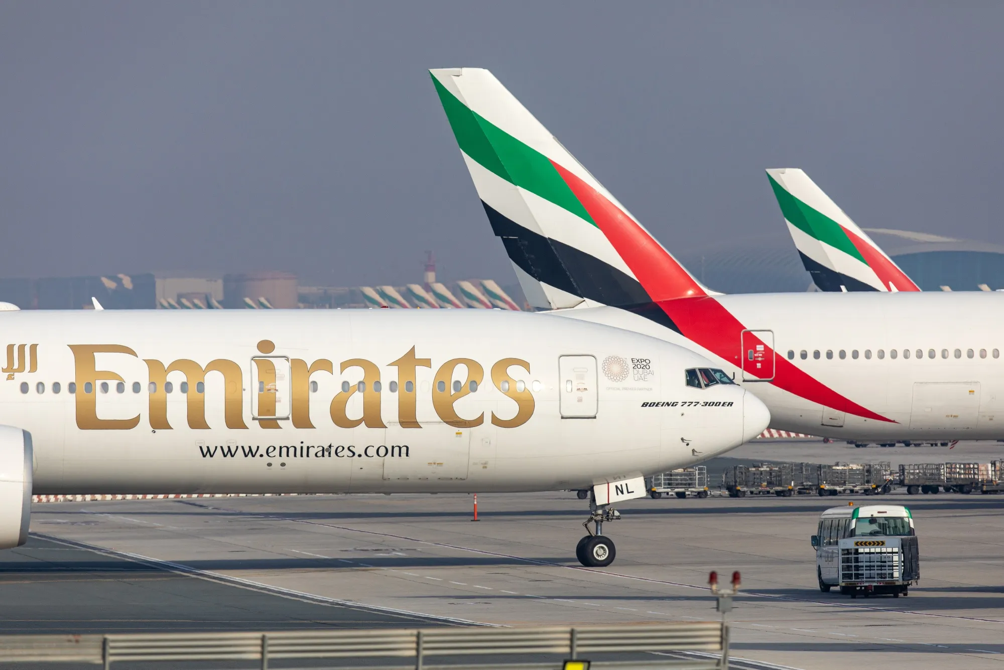 Some of Emirates’ more than 100 Boeing 777 passenger planes could be converted for cargo use.