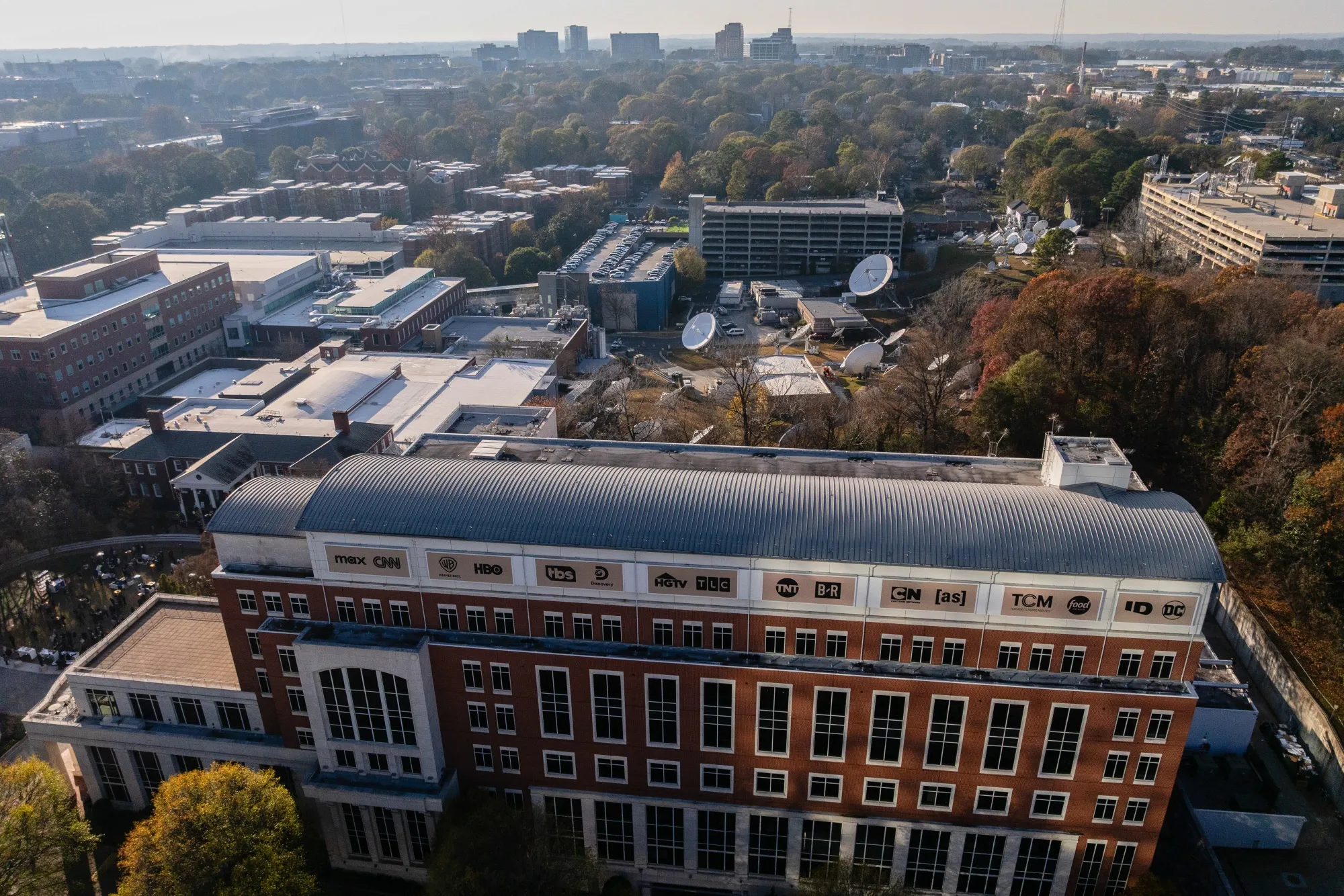 The Warner Bros. Discovery Techwood office campus in Atlanta.