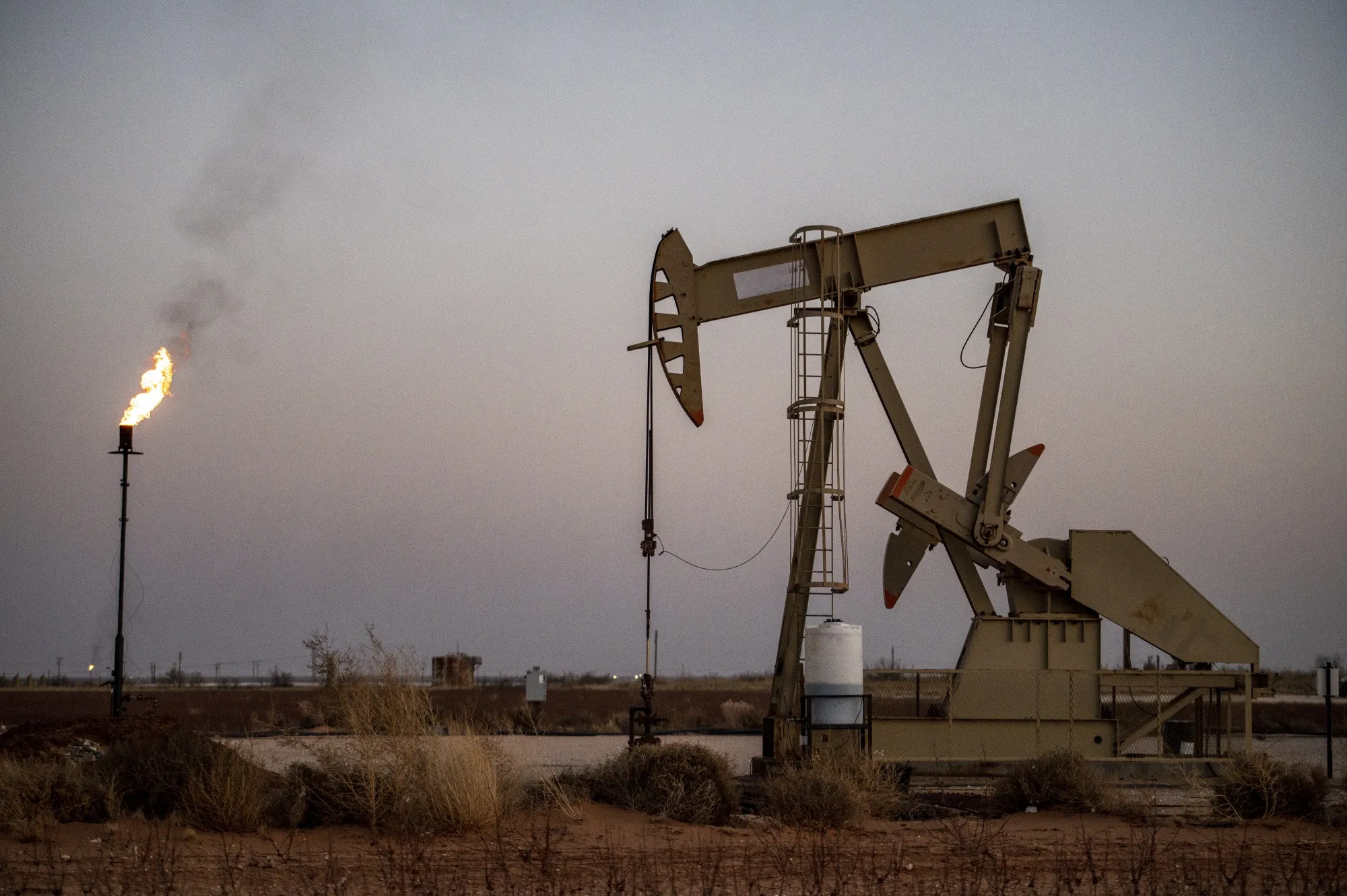 An oil pump jack in Midland, Texas. While Republicans have targeted ESG as part of a broader political strategy, their campaign is having real consequences for companies and sustainable debt.