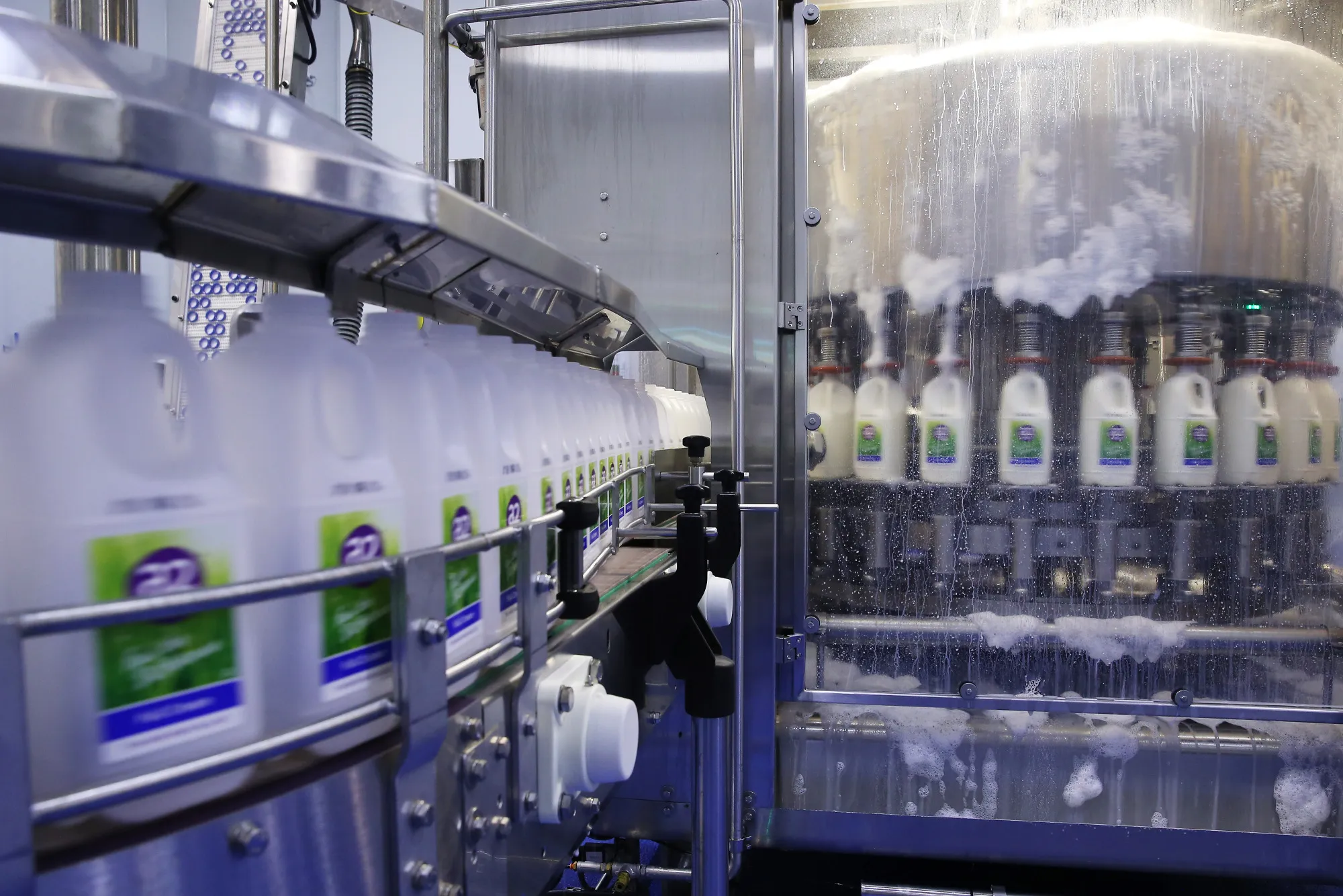 The production line at the A2 Milk plant in Sydney, Australia.