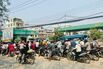 Motorists queue at a petrol station in Tachileik, Myanmar, on March 4.