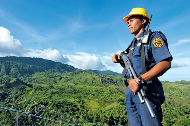 Security at the Tampakan mine site