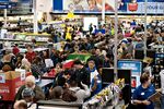 A Black Friday shopping jam at a Best Buy outlet in Peoria, Ill.