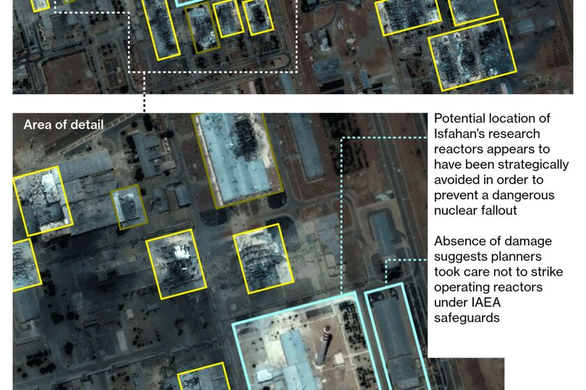 US Strikes on Iran's Isfahan Site Narrowly Avoid Nuclear Reactors