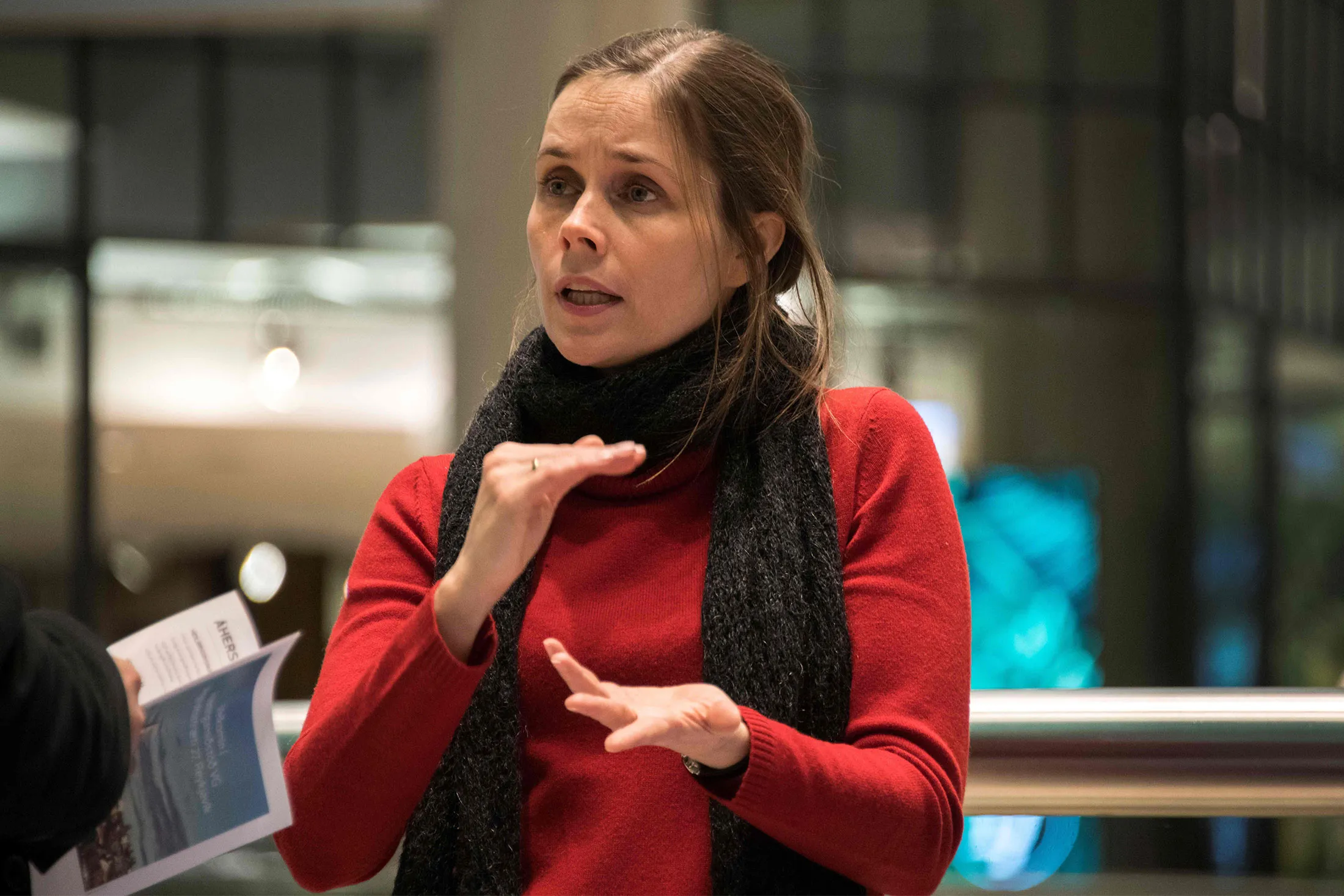 Left Green Movement leader Katrin Jakobsdottir
