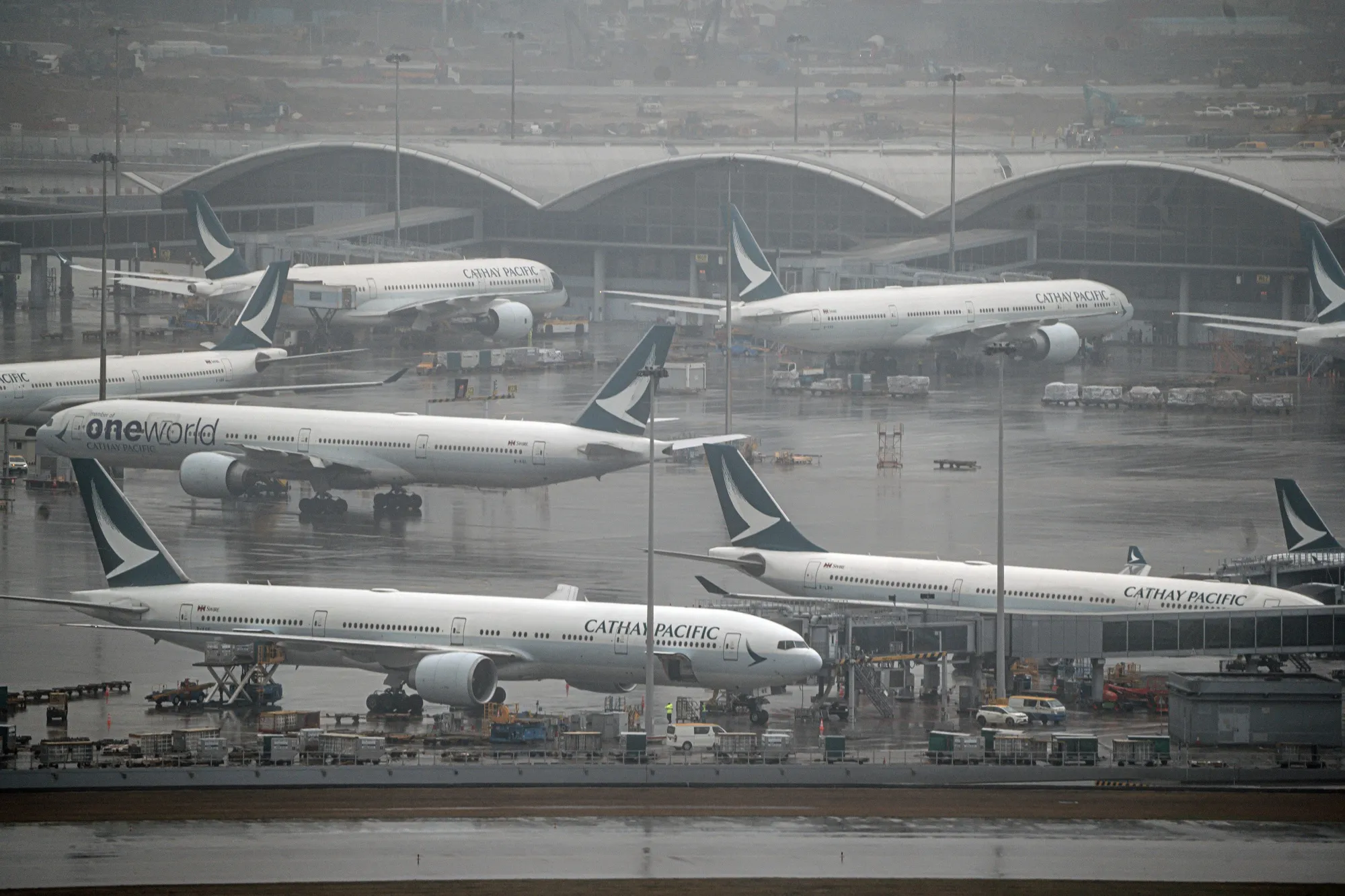 Cathay swung back to a profit on a net basis after three consecutive years of losses.