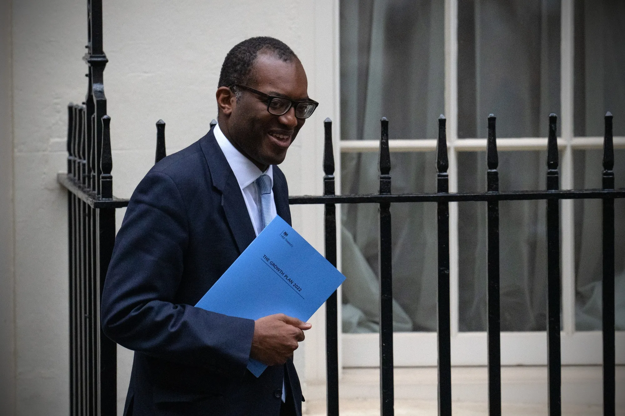 UK Chancellor of The Exchequer Kwasi Kwarteng.