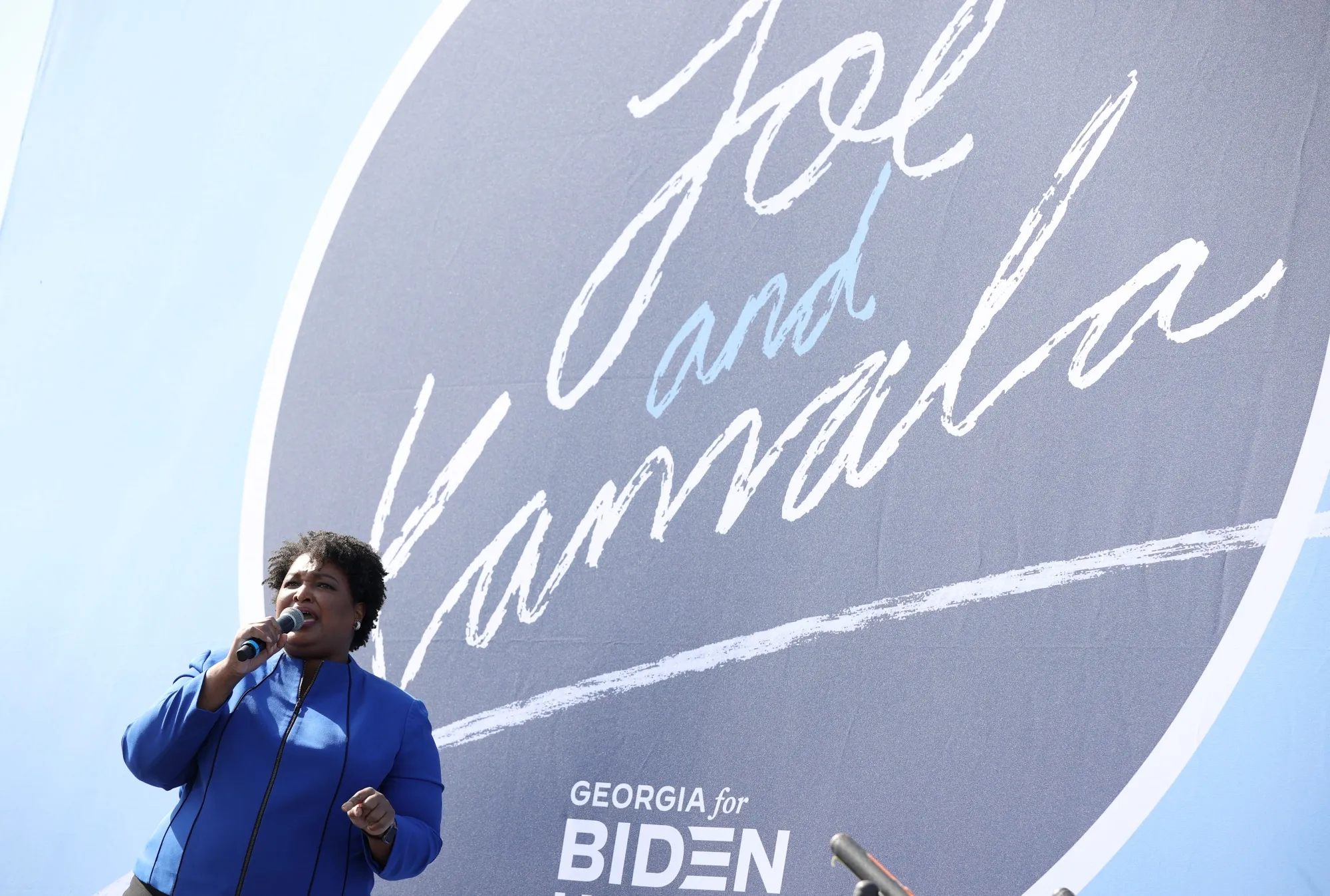 Former gubernatorial candidate Stacey Abrams helped mobilize a Blue Wave in Georgia.&nbsp;
