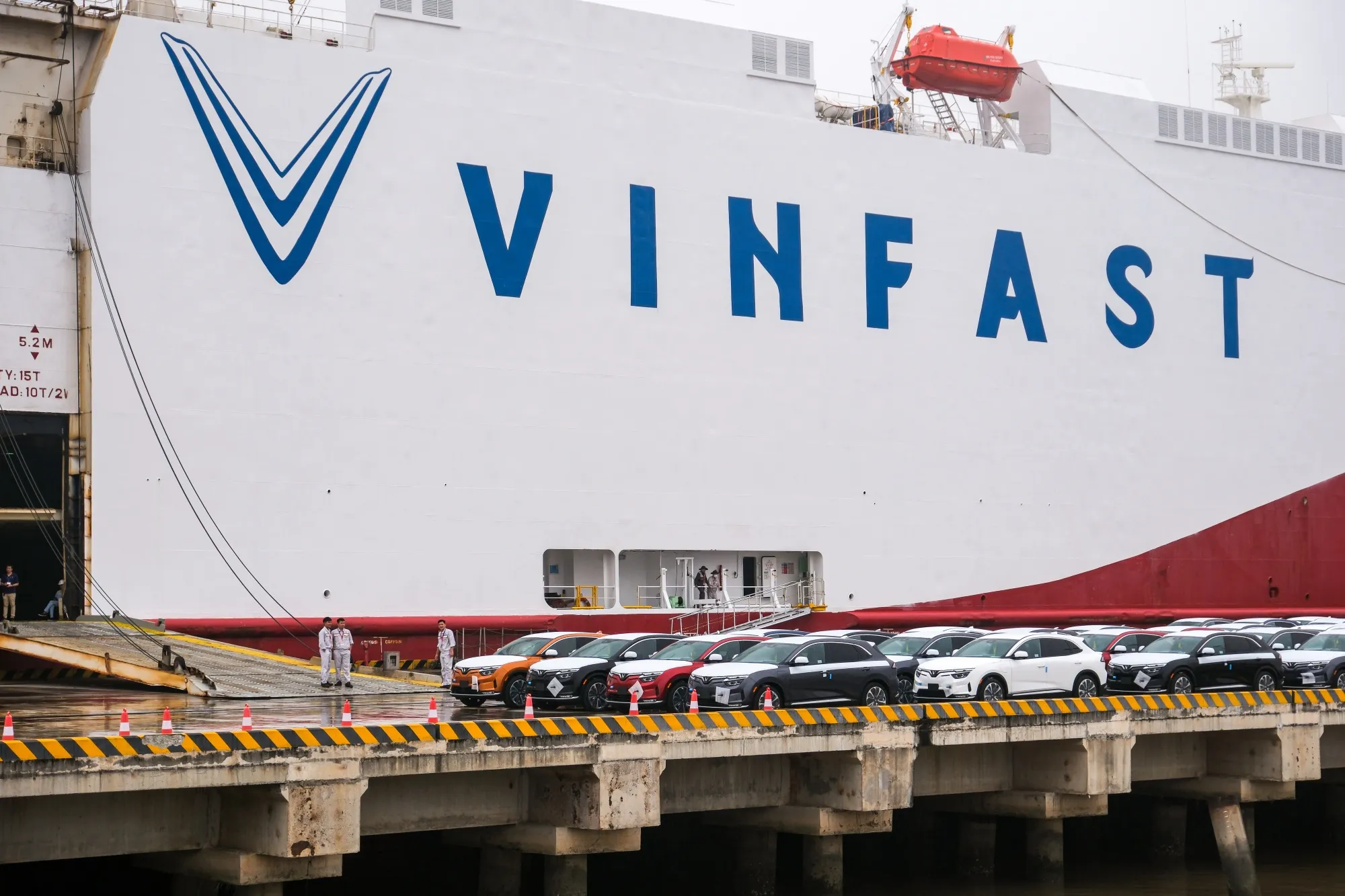 VinFast LLC's VF8 electric vehicles.