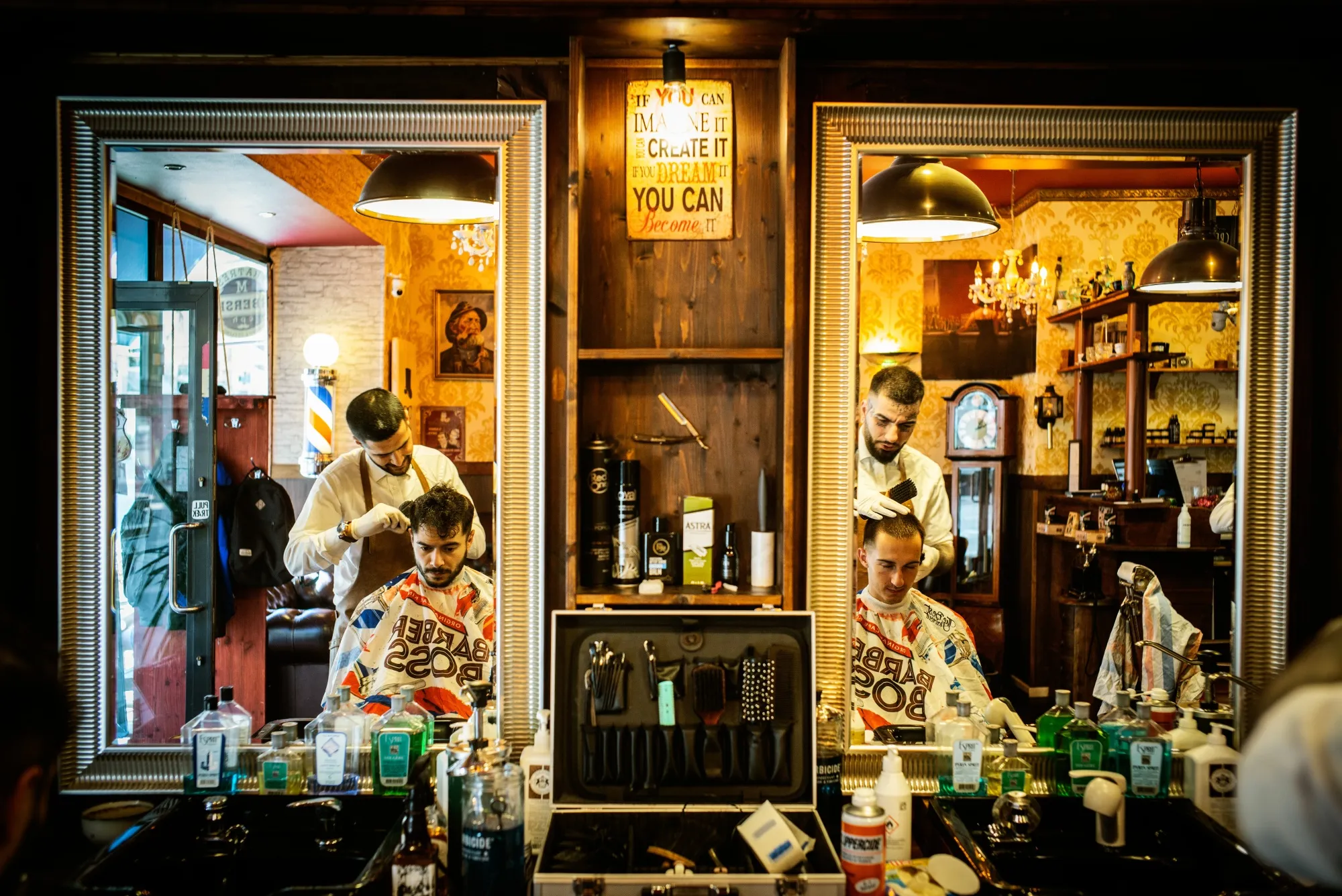 Danes&nbsp;get a professional haircut for the first time in over a month, after lawmakers eased some lockdown measures on&nbsp;April 20.
