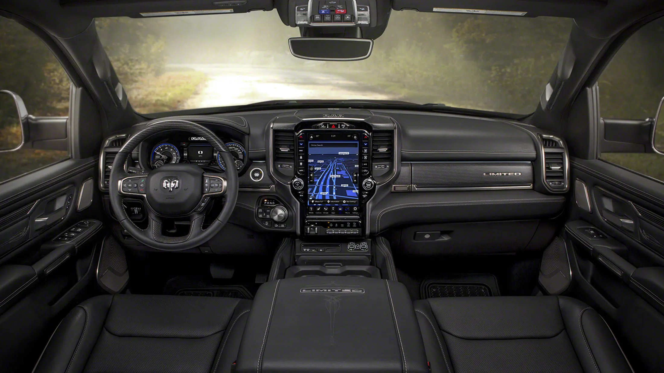Interior of the Ram 1500.
