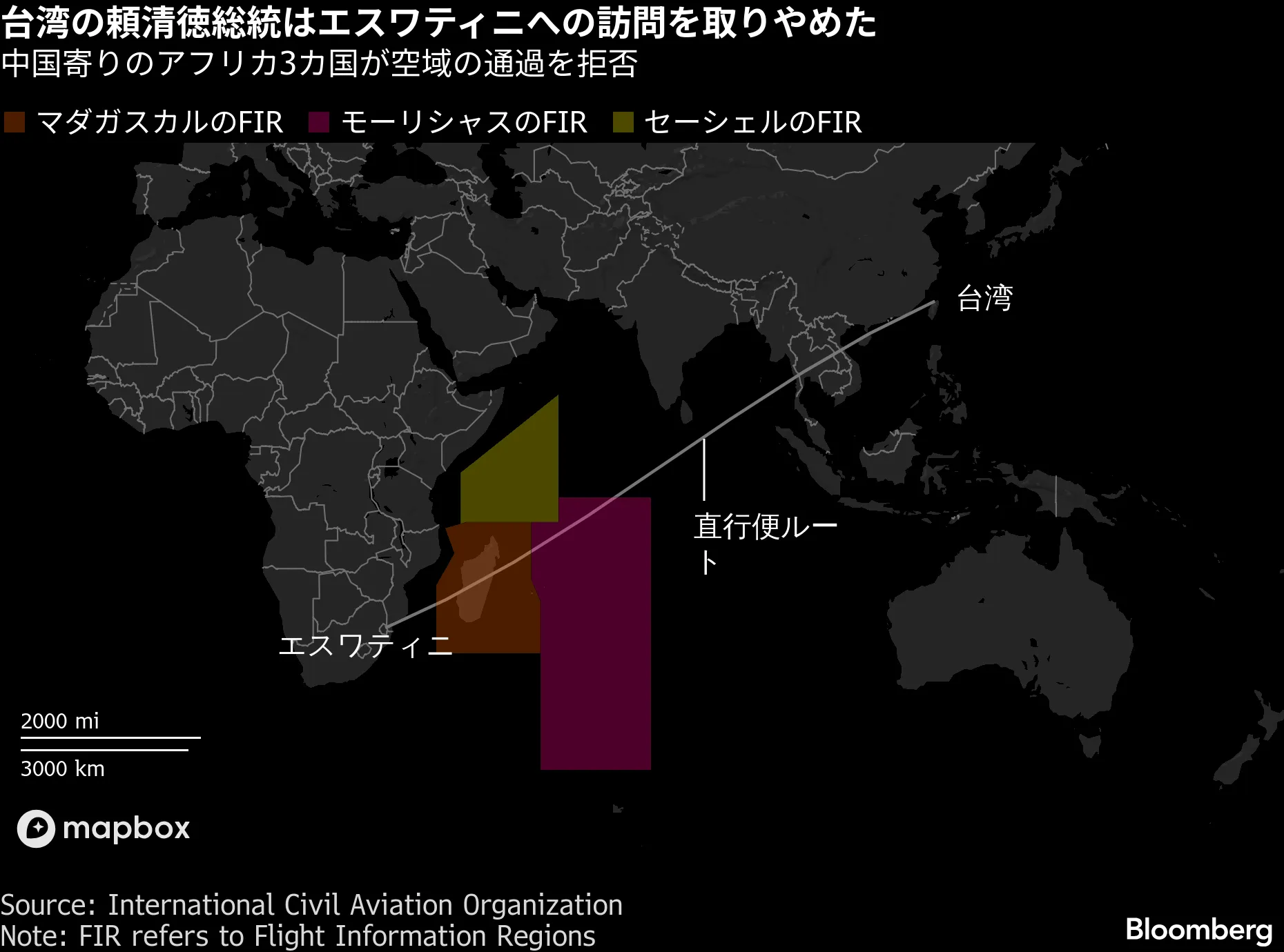 ドイツとチェコ、台湾総統の経由を拒否－アフリカ訪問中止に - Bloomberg