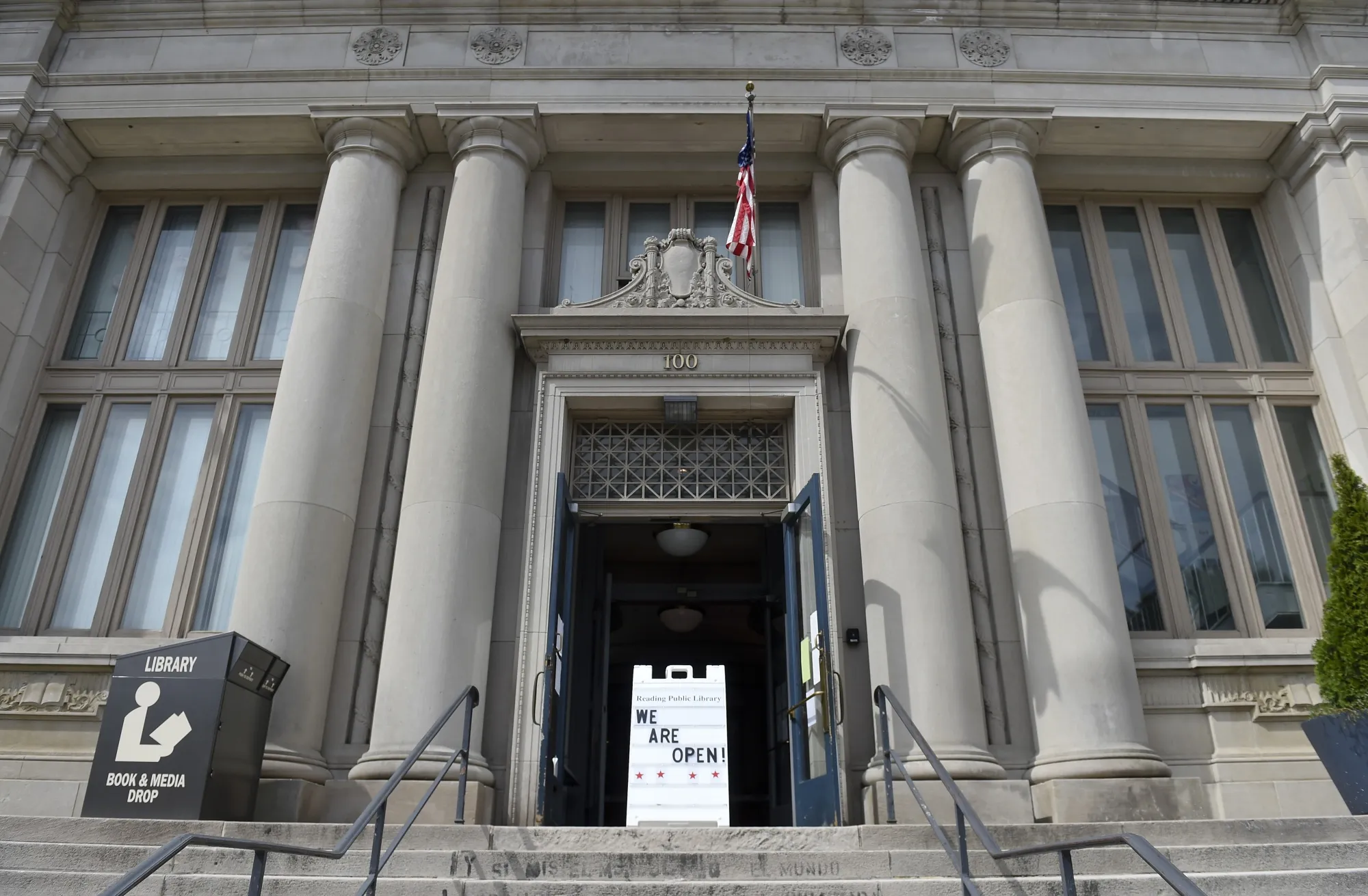 The Reading Public Library in Reading, Pennsylvania, in September&nbsp;2020.