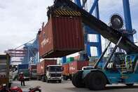 Imports and exports at Tanjung Priok Port Ahead of Trade Figures 