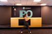 An IPO sign and bell at the Euronext stock exchange in Paris.