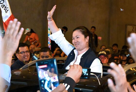 Peru’s Opposition Leader Fujimori Freed From Jail, Reuters Says