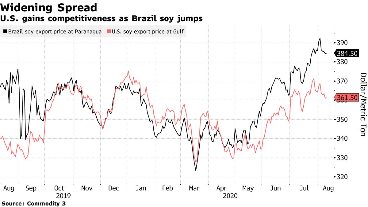 Brazil Inches Closer to Unseating US as Top Cotton Exporter - Bloomberg