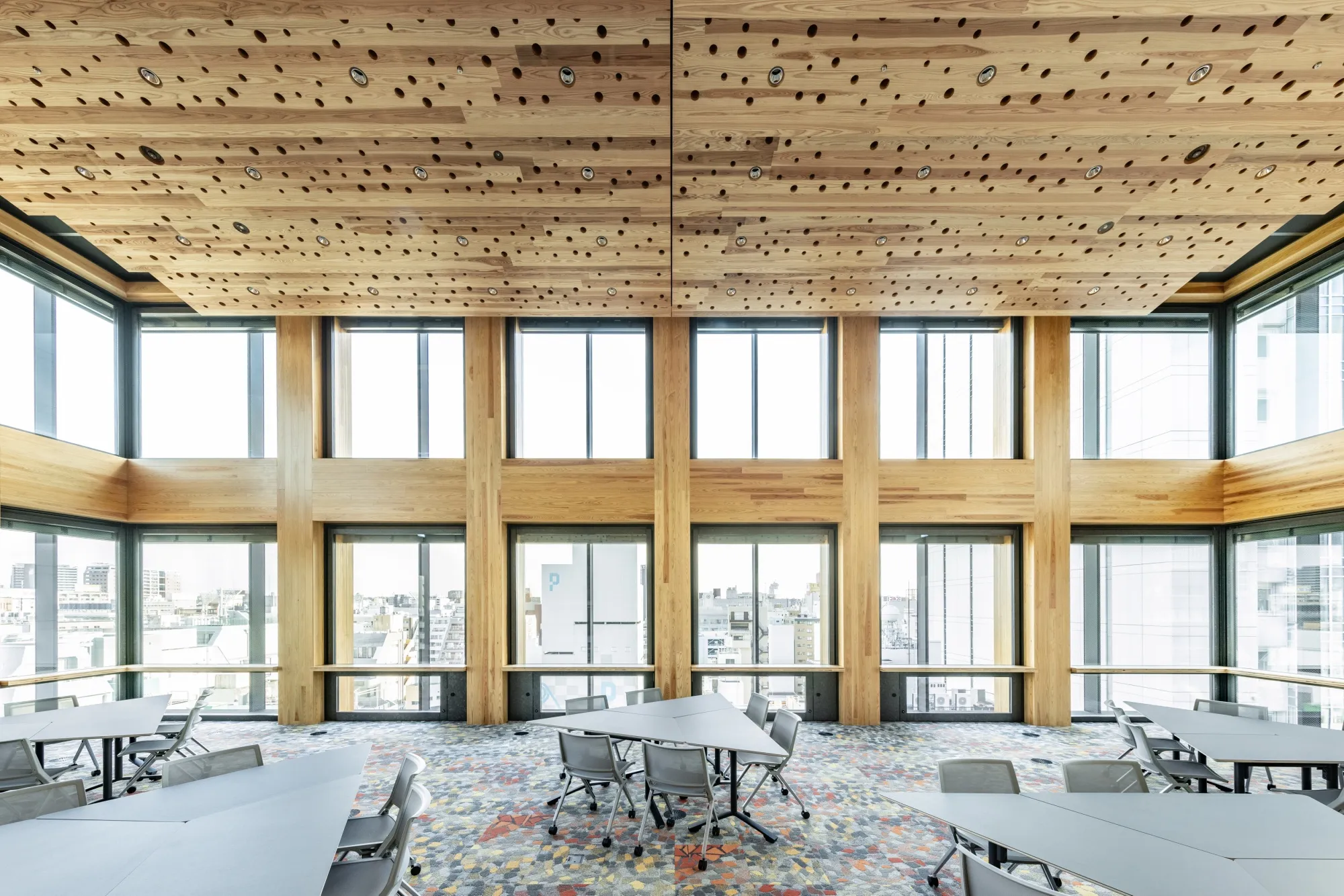 All-Wood Tower Near Tokyo Fuses Modern Design, Japanese