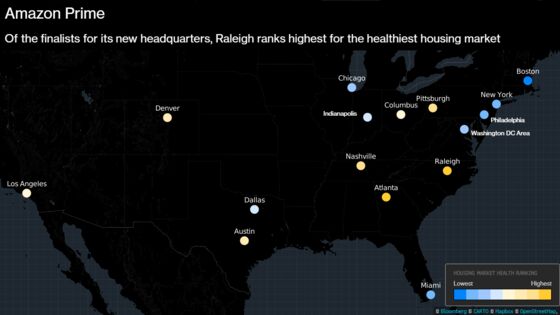 Attention Jeff Bezos: Raleigh Tops Amazon.com HQ2 Ranking