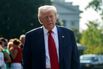 President Trump Departs White House For Scotland