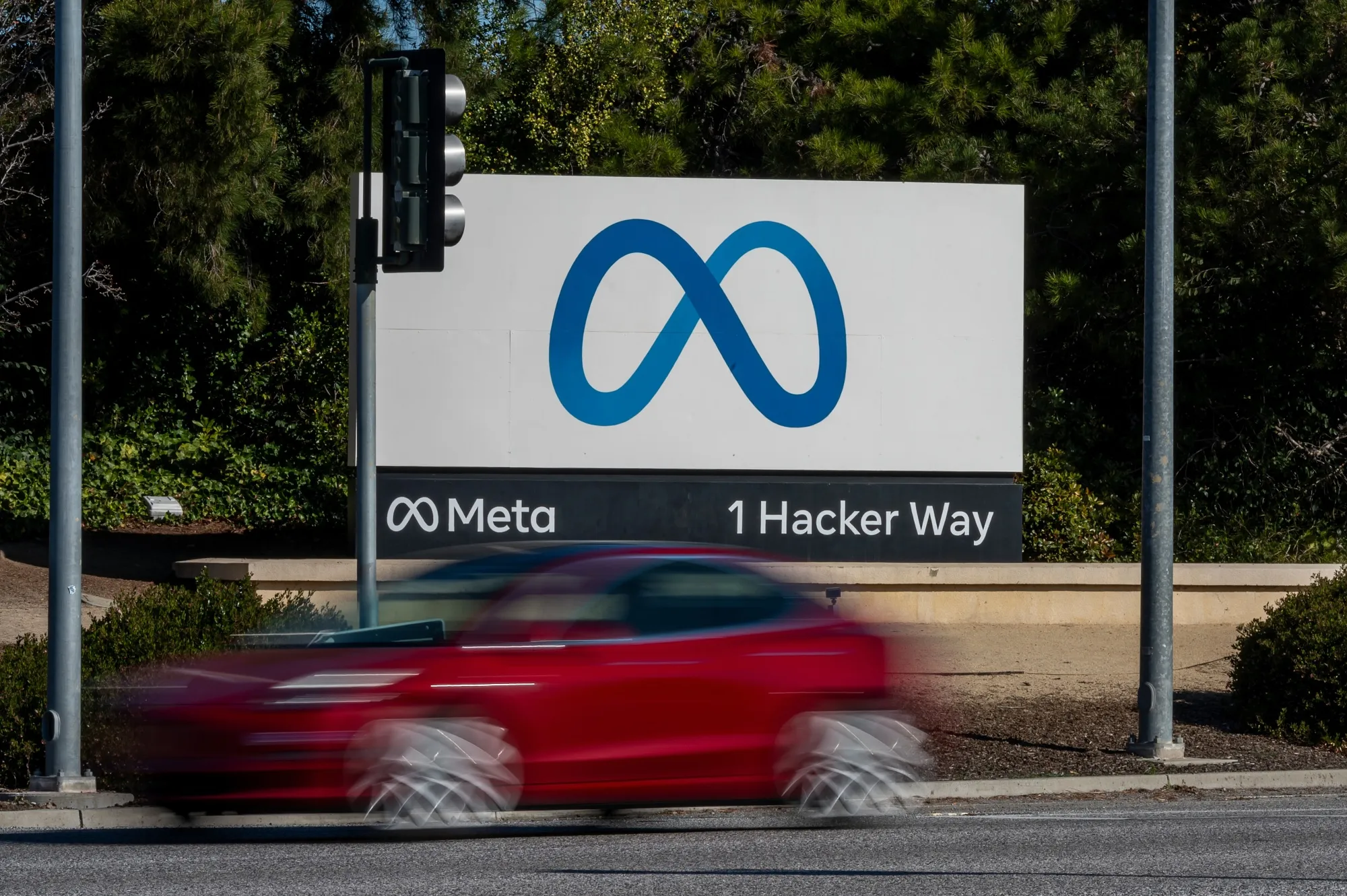 Meta headquarters in Menlo Park, California.