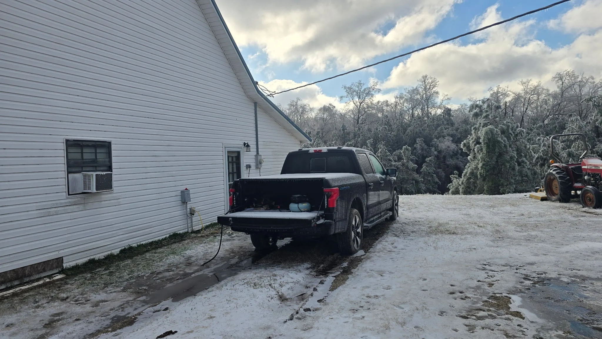 During a multiday, weather-related power outage, a Louisiana resident relied on his Ford F-150 Lightning to keep the lights on at home.