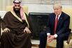 U.S. President Donald Trump Meets With Saudi Arabia's Defense Minister Mohammed Bin Salman