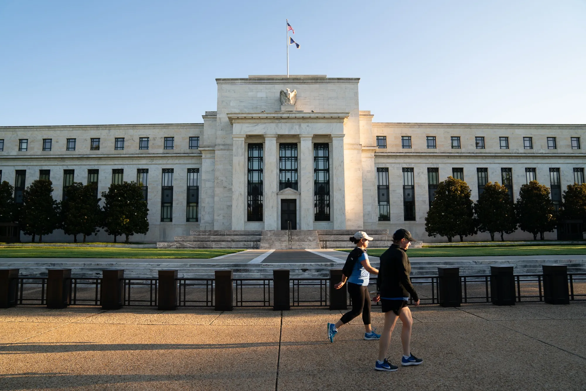 The Federal Reserve building in Washington, DC.