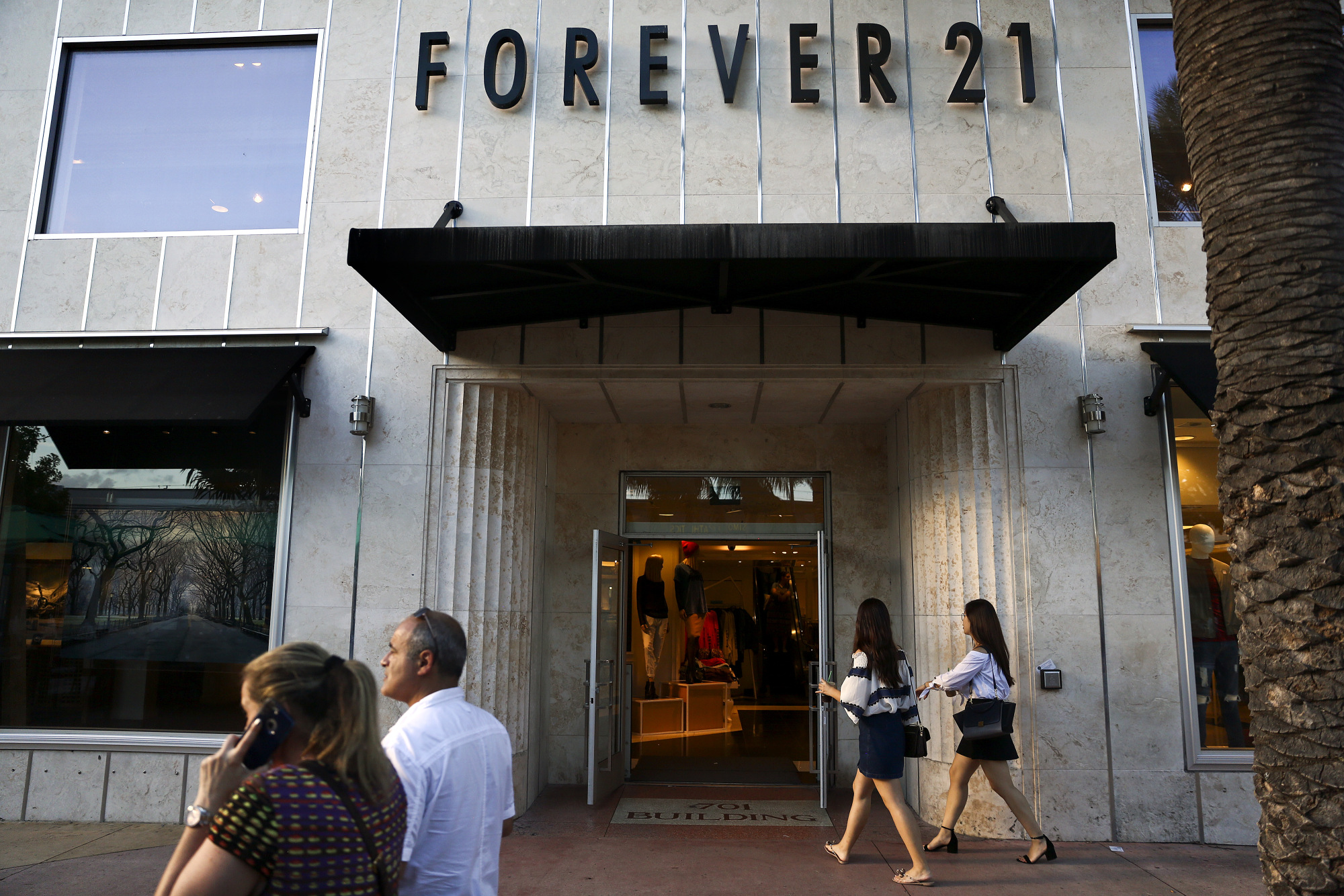 A Forever 21 store in Miami Beach
