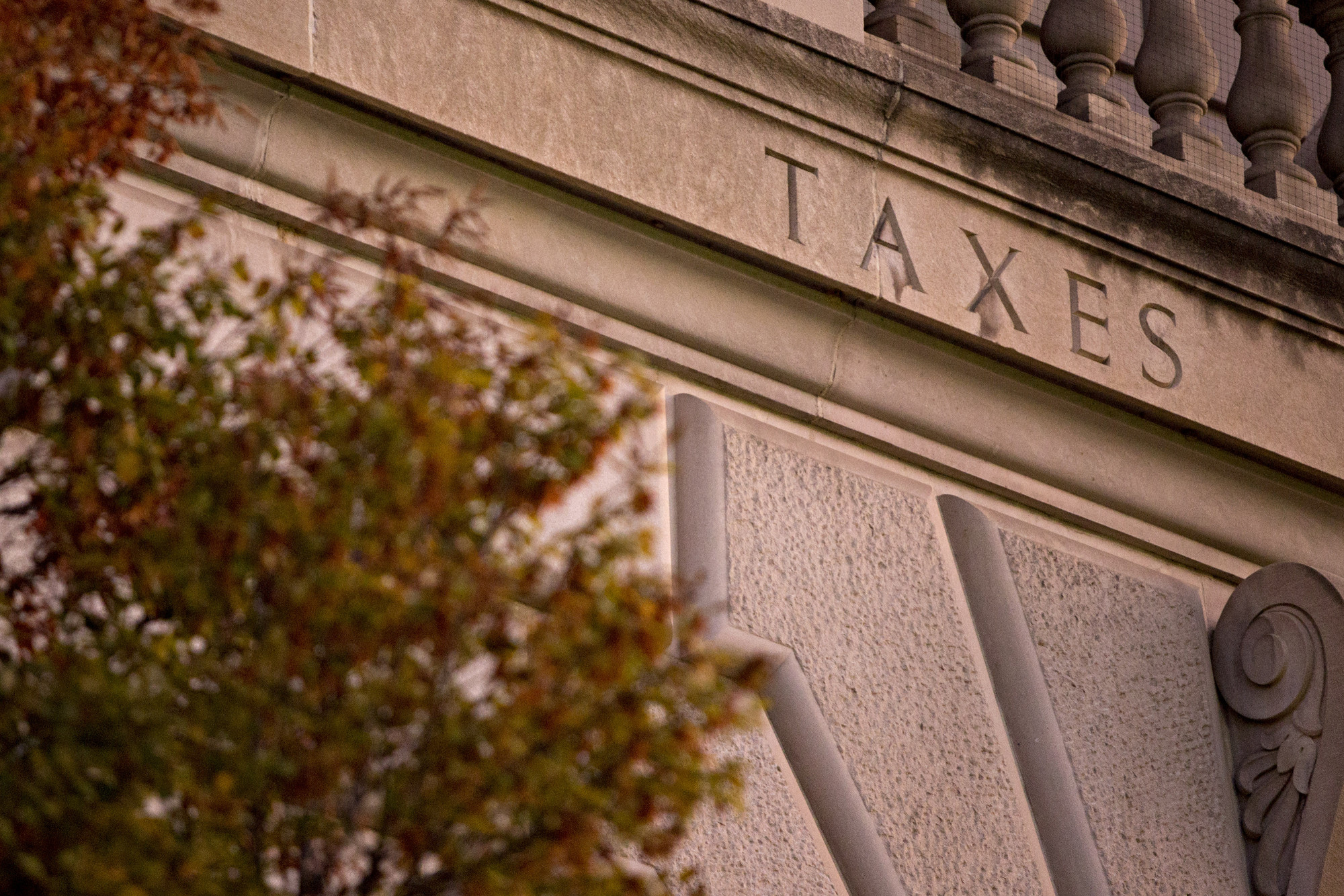 Views Of The IRS Headquarters As Congress Debates Tax Reform 
