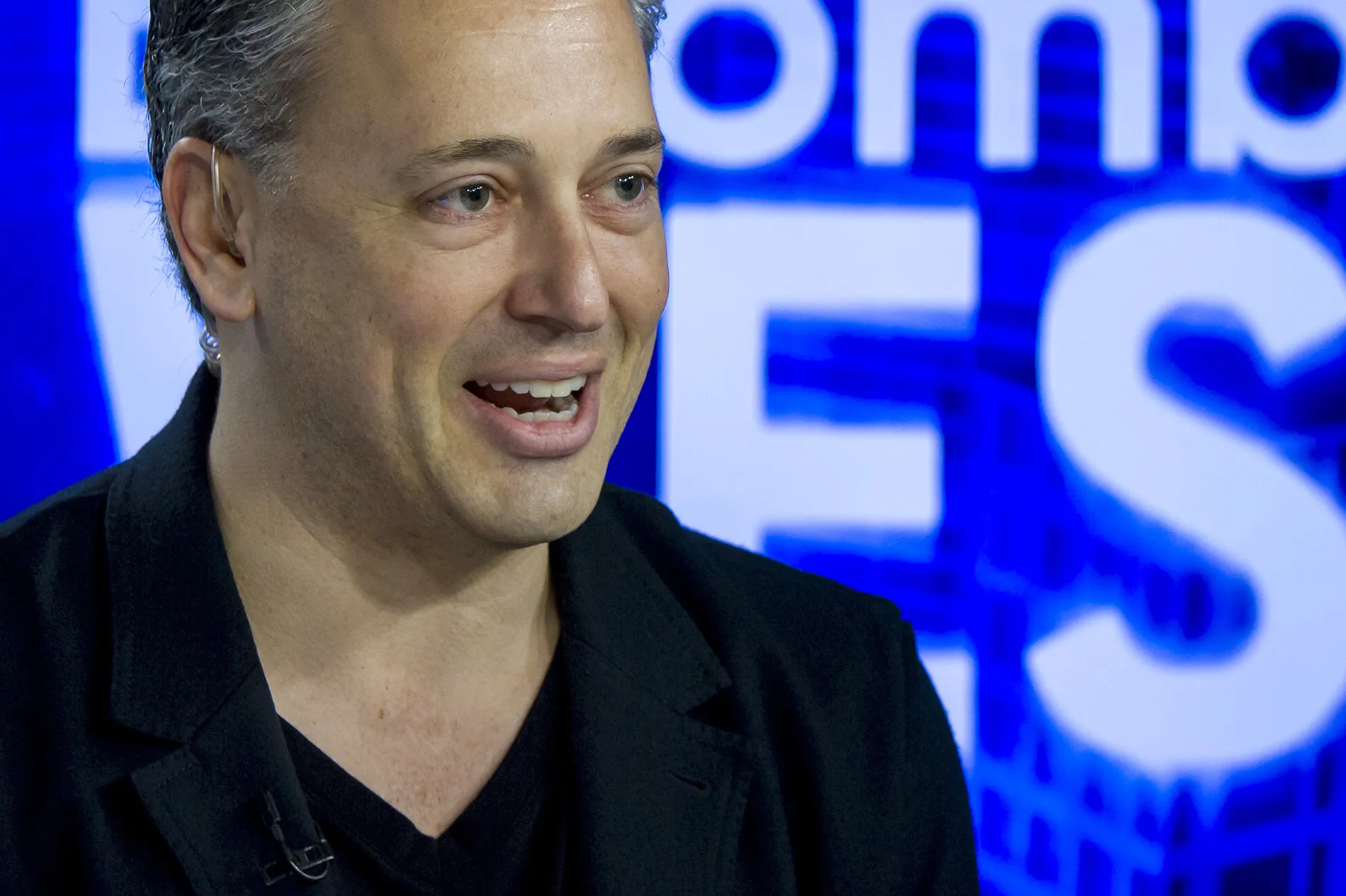 David Sacks speaks during a Bloomberg West television interview in San Francisco, on Dec. 10, 2014.

