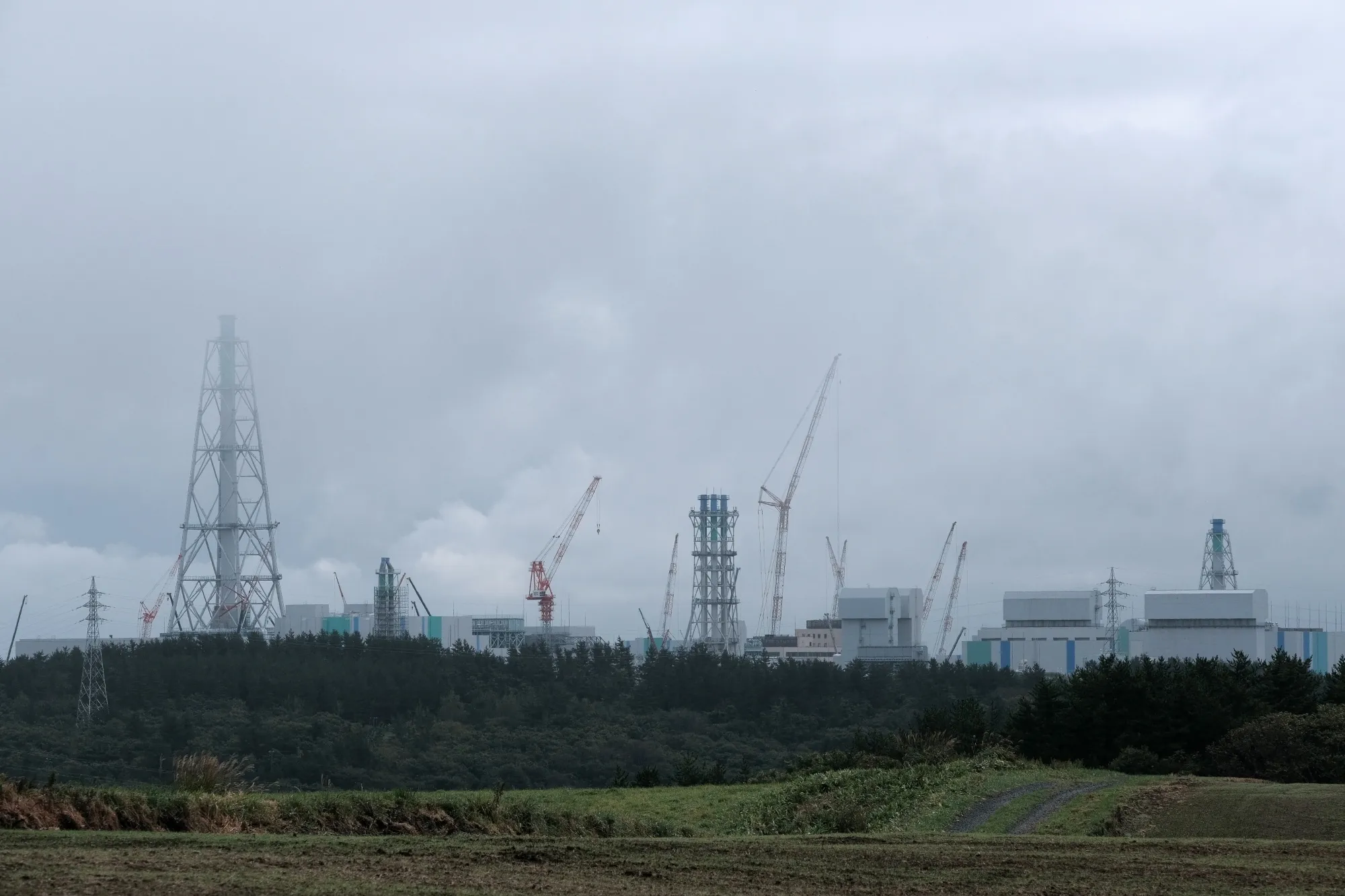 A nuclear reprocessing plant in Japan.