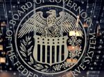The US Federal Reserve emblem is seen on