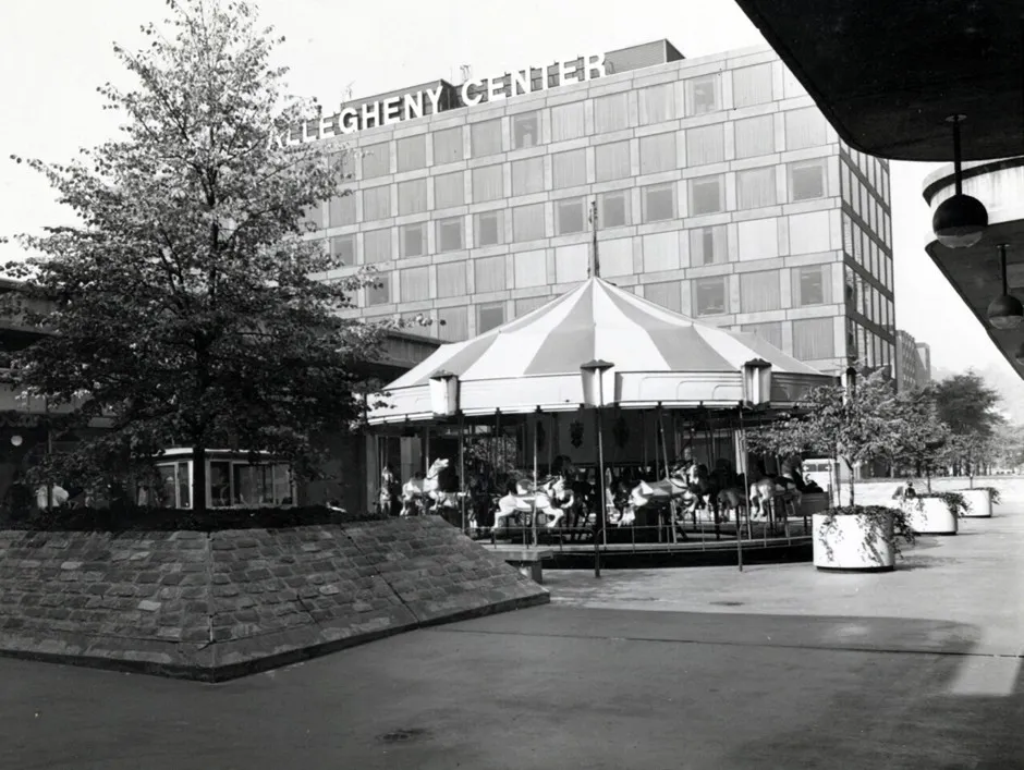 Allegheny Center as seen in 1974.