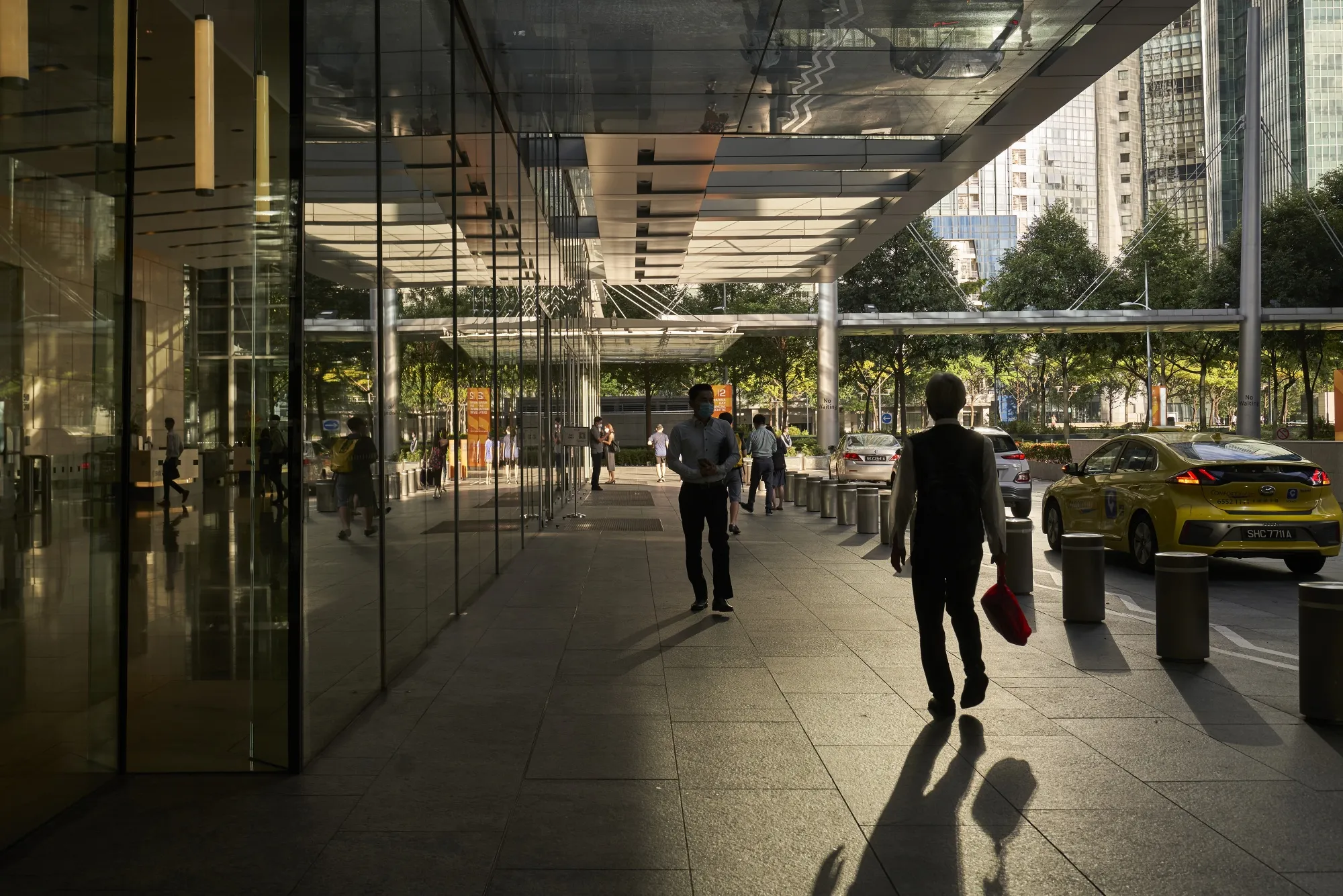 The central business district in Singapore, on&nbsp;Sept. 6.