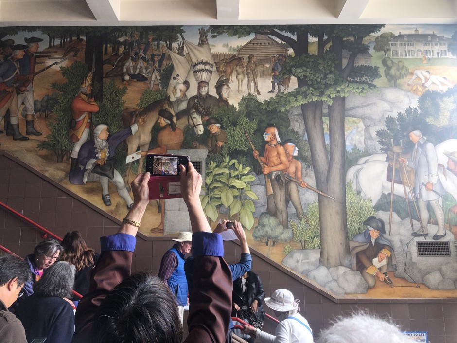 Painted in the 1930s, the mural of George Washington's life inside a San Francisco high school has become part of a national debate over the meaning of public art.