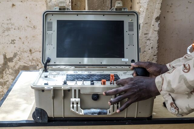 The flight controller of a captured drone in Omdurman.