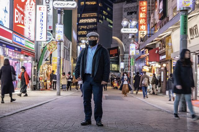 Wataru Kubo, business consultant, stands in Shibuya where he organizes monthly gathering for the socially withdrawn in Tokyo, Japan on Monday Mar. 31, 2020