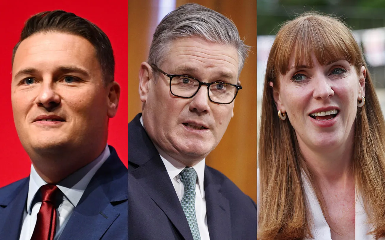 Streeting, Starmer and Rayner.
