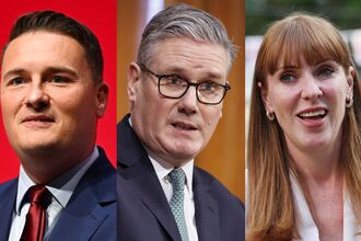 Streeting, Starmer and Rayner.