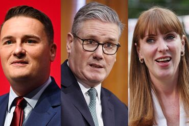 Streeting, Starmer and Rayner.