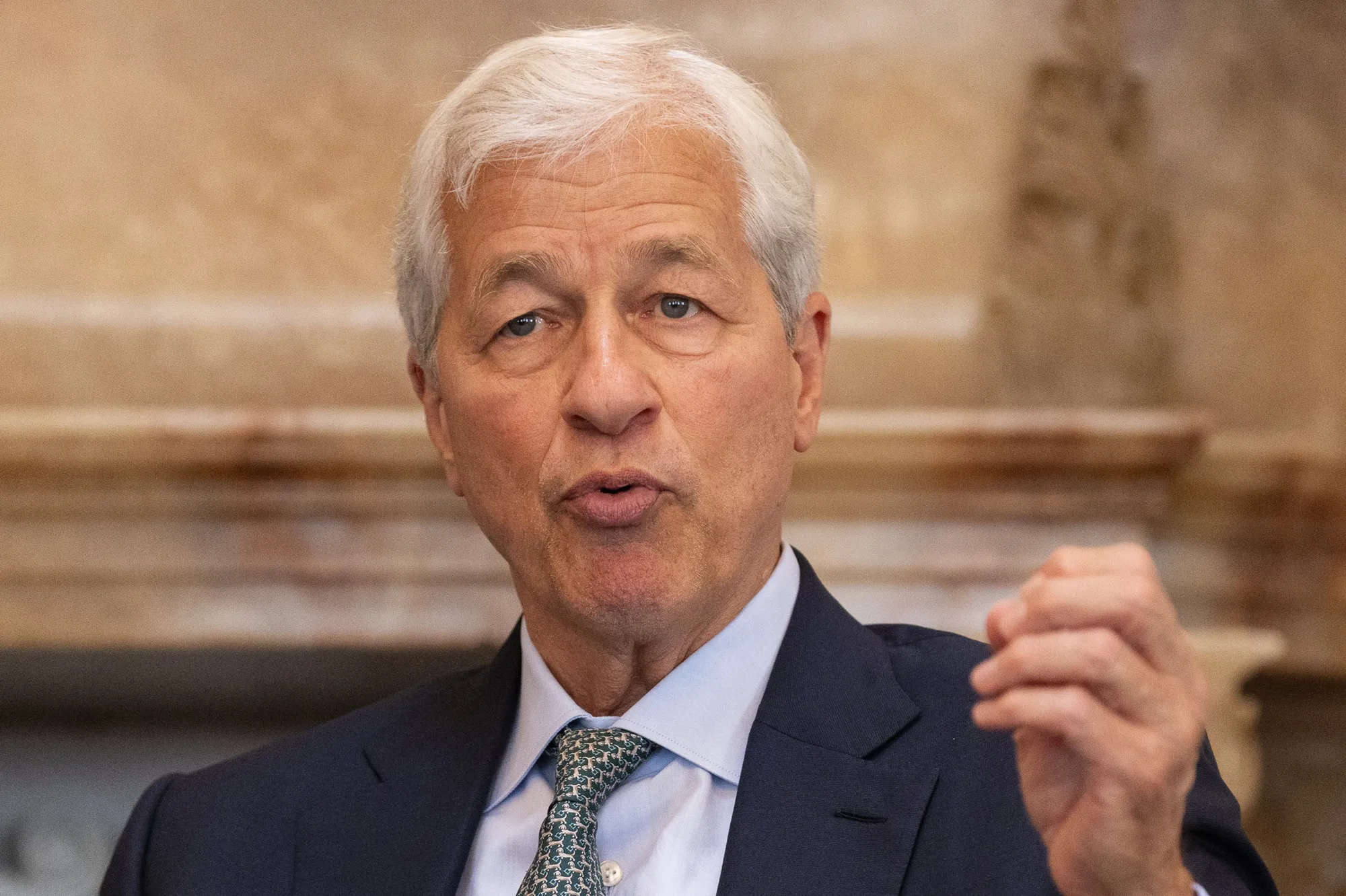JPMorgan Chase CEO Jamie Dimon sees a little clarity.