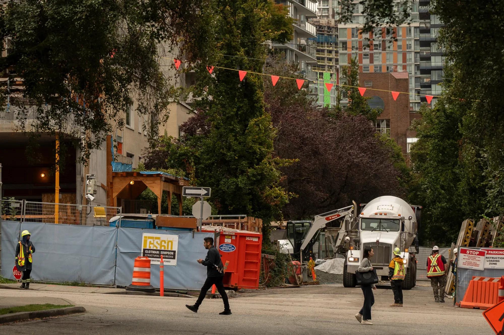 Construction in Vancouver.