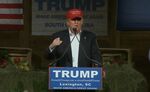 Donald Trump speaks at a rally in Lexington, South Carolina.