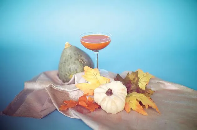 From Michael Monrreal, Lily Bar &amp; Lounge, Las VegasThis one mimics a Starbucks pumpkin spice latte, and the basic pie purée—don’t worry, it doesn’t get lumpy—brings out the rum’s vanilla note in this festive mixed drink.Make It2 oz. Libby’s pumpkin pie purée1 oz. Odwalla carrot juice¾ oz. Plantation five-year rum¾ oz. Pierre Ferrand Ambre 10-year cognac¼ oz. benedictineCombine all ingredients with ice in a cocktail shaker; shake for 30 seconds, then double-strain into a 10-oz. Champagne coupe.